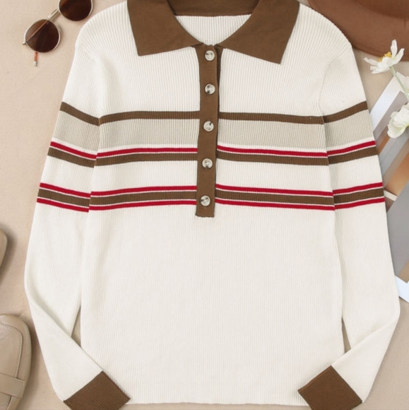 💜 New Ribbed Henley - Picture 5 of 11